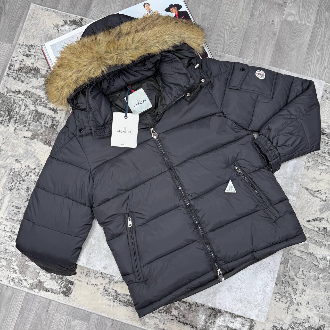 Moncler Mayaf Jacket with Detachable Fur