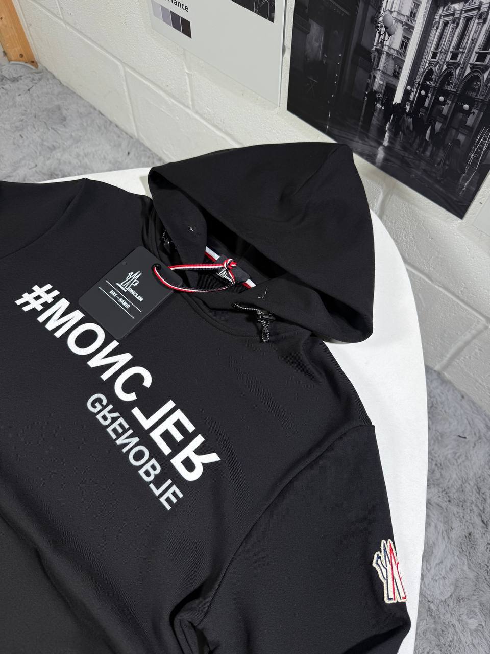 Moncler Grenoble Day-Namic Logo-Print Hoodie