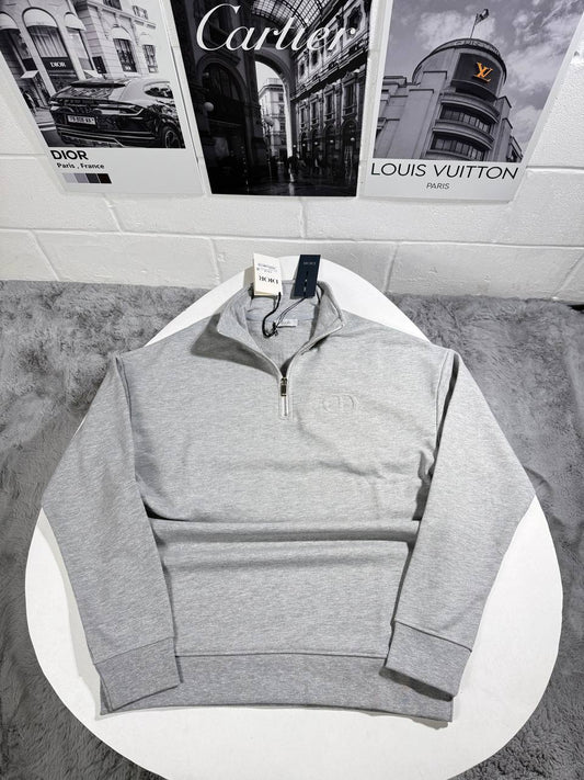 Dior CD Icon Half-Zipper Sweatshirt