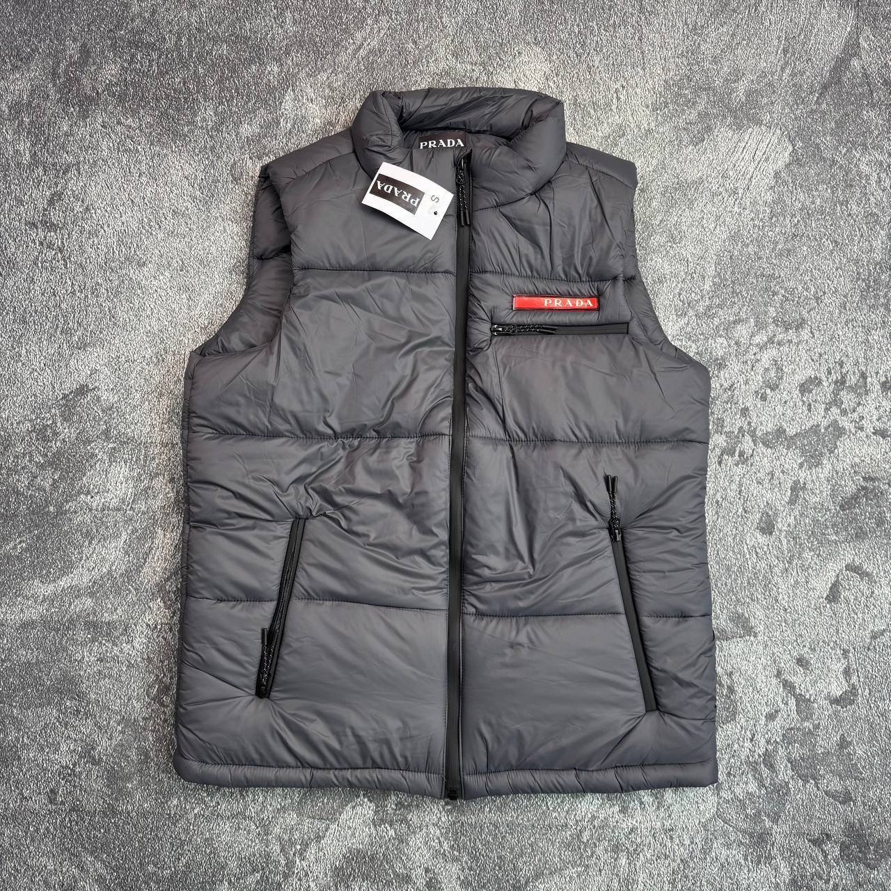 Prada Re-Nylon Down Puffer Vest Gilet