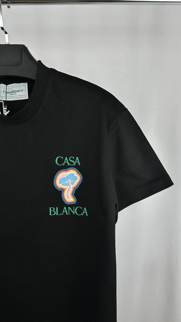 Casablanca Rainbow Mushroom Short Sleeve T-Shirt