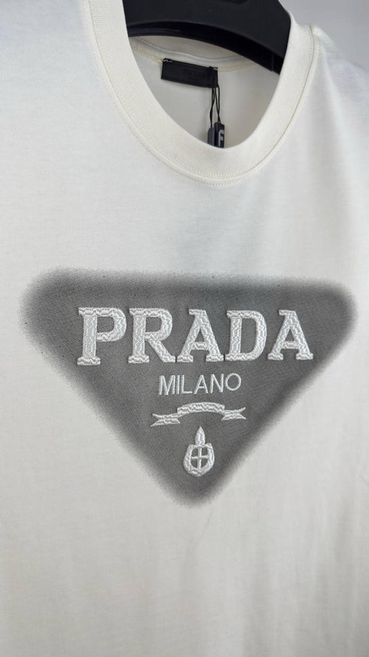 Prada Men's Classic Cotton Short-Sleeve T-Shirt