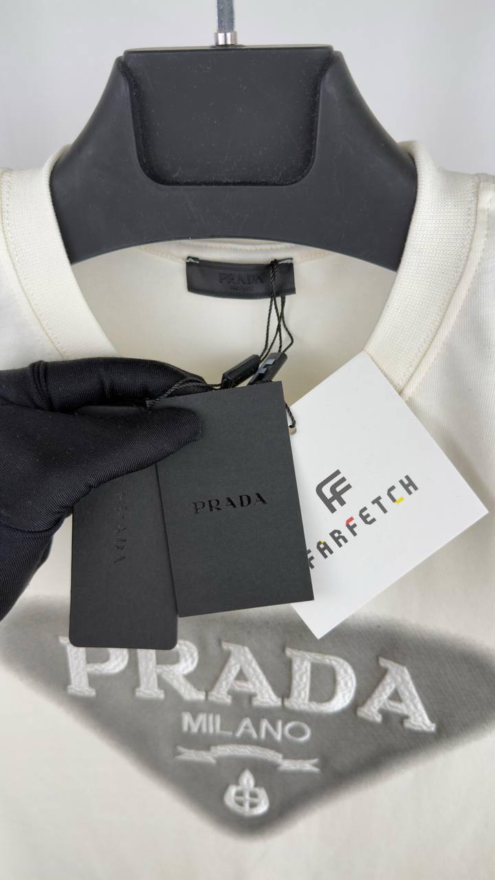 Prada Men's Classic Cotton Short-Sleeve T-Shirt