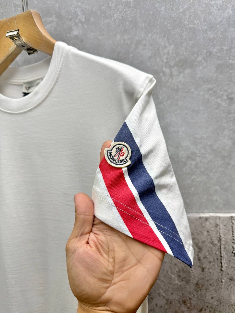 Moncler Tricol Arm Stripe T-Shirt