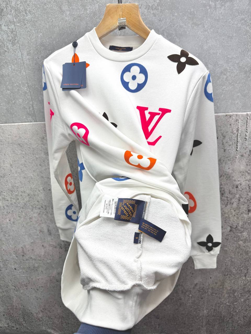 Louis Vuitton LV Logo Regular Fit Sweat Jumper