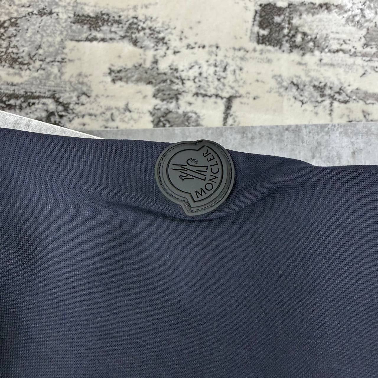 Moncler Ivory Logo Body Fit T-Shirt