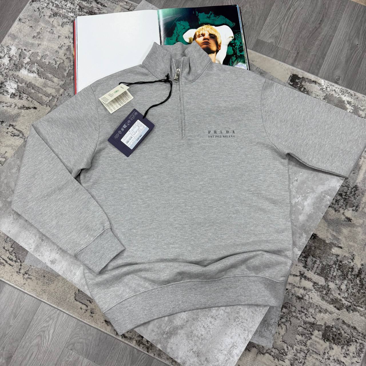 Prada Quarter-Zipper