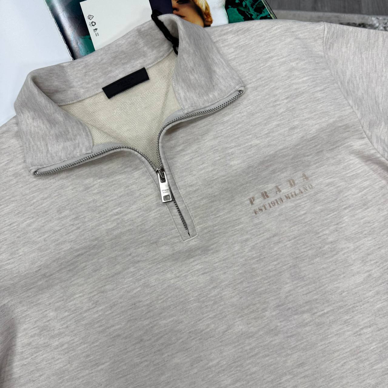 Prada Quarter-Zipper