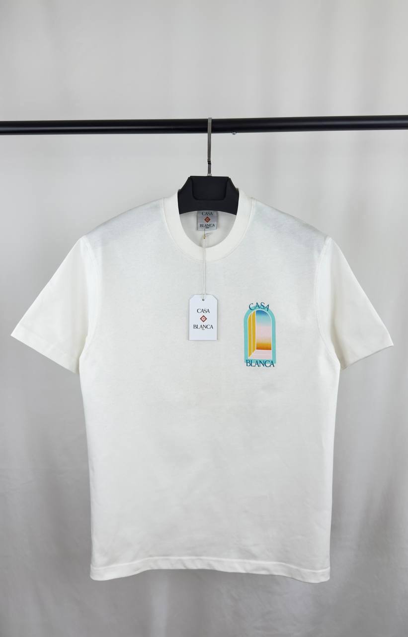 Casablanca L'Arc Colore Cotton T-Shirt