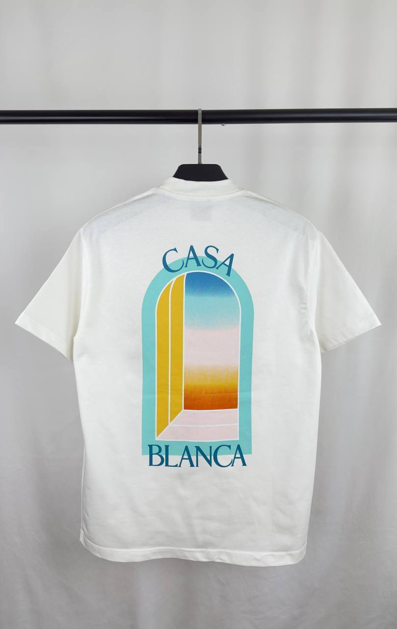 Casablanca L'Arc Colore Cotton T-Shirt