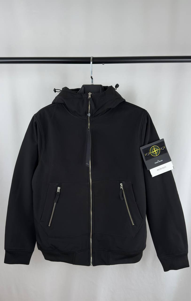 Stone Island Light Soft Shell-R Hooded Jacket