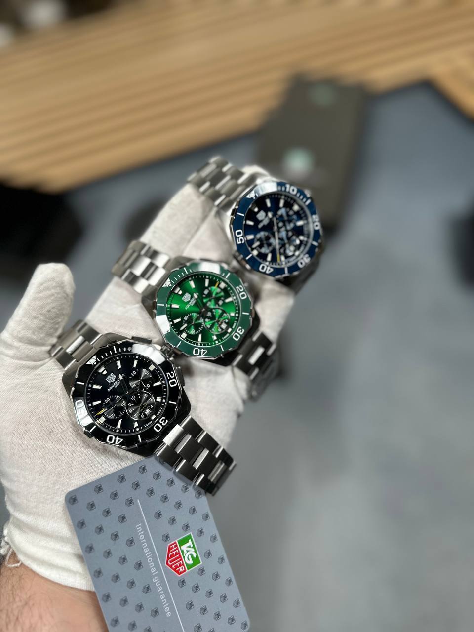 Tag Heuer Aquaracer Calibre Chronograph Dial Steel Strap