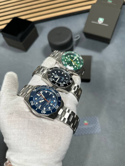 Tag Heuer Aquaracer Calibre Chronograph Dial Steel Strap