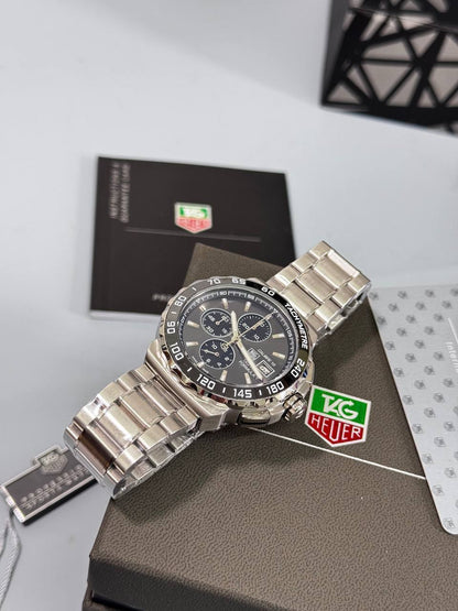 TAG Heuer Formula 1 Chronograph Watch with Stainless Steel Bracelet