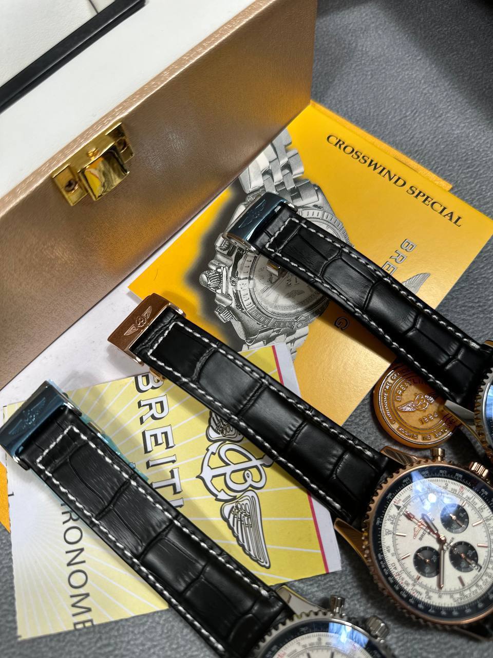 Breitling Navitimer B01 Chronograph 43 Swissair Edition Men's Watch