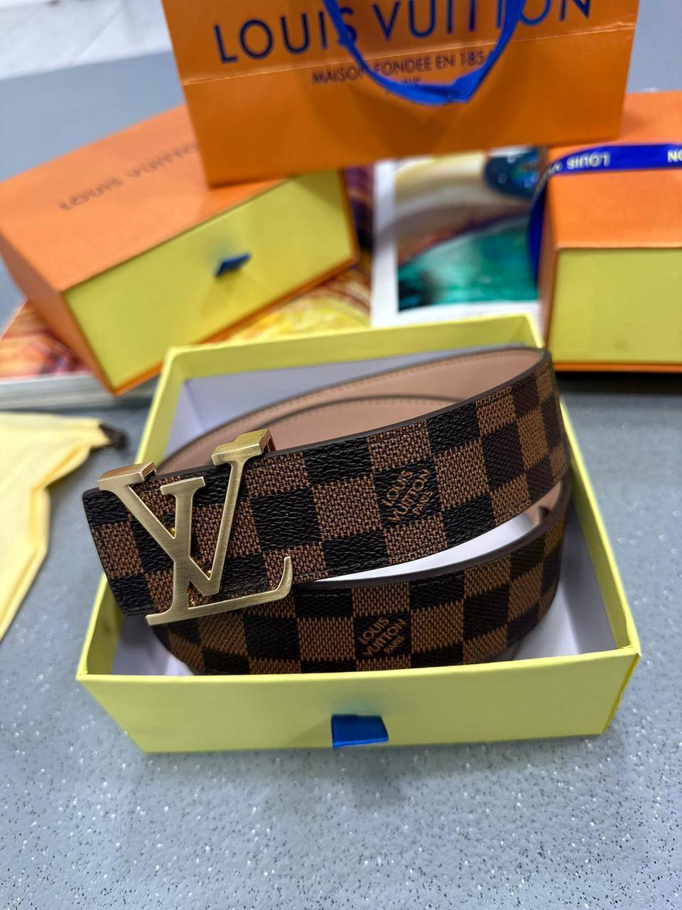 Louis Vuitton 40mm Reversible Belt with LV Initiales buckle