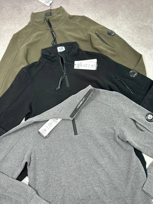 C.P. Company Diagonal Raised Fleece Half-Zipper
