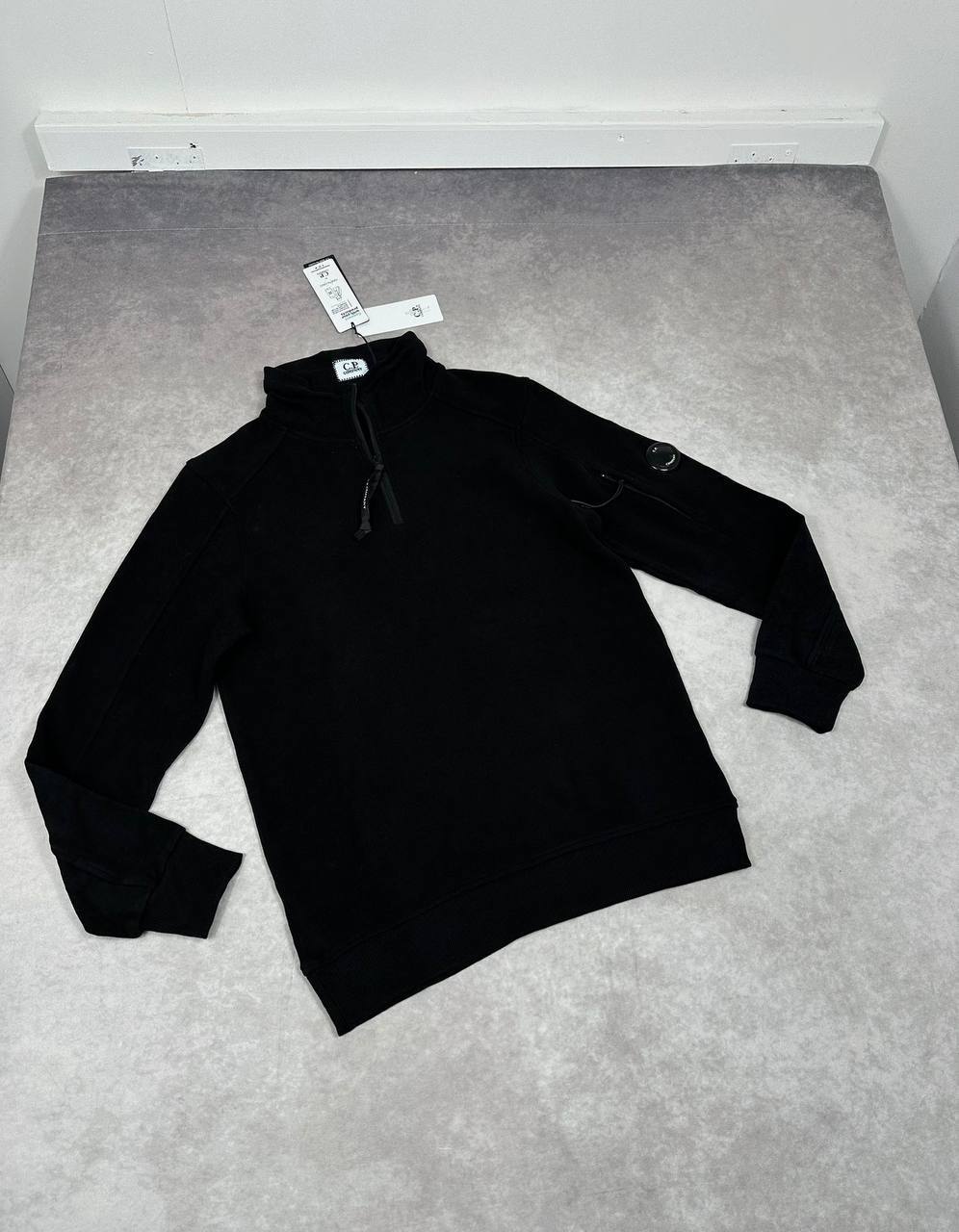 C.P. Company Diagonal Raised Fleece Half-Zipper