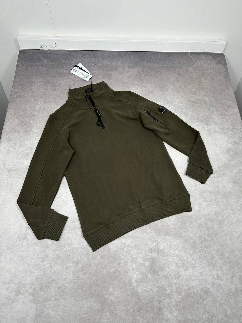 C.P. Company Diagonal Raised Fleece Half-Zipper