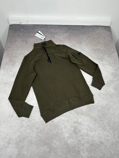 C.P. Company Diagonal Raised Fleece Half-Zipper