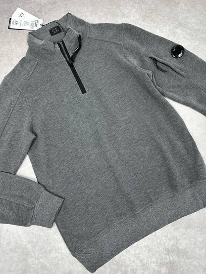 C.P. Company Diagonal Raised Fleece Half-Zipper