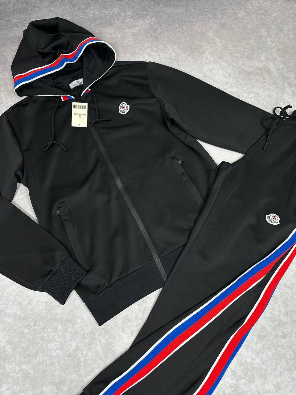 Moncler Tracksuit with Striped Details
