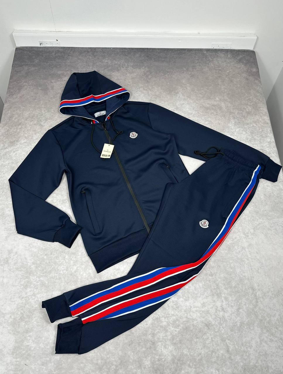 Moncler Tracksuit with Striped Details
