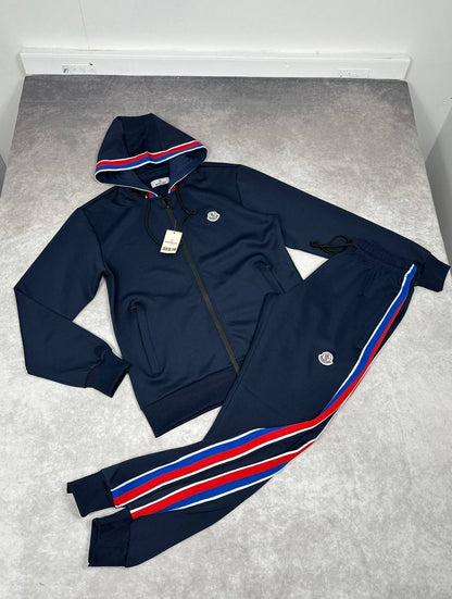 Moncler Tracksuit with Striped Details