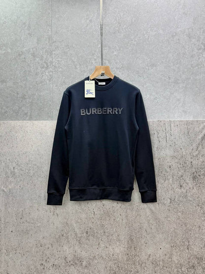 Burberry Crewneck Jumper with an Embroidered Logo