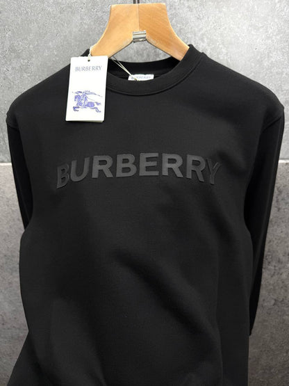 Burberry Crewneck Jumper with an Embroidered Logo