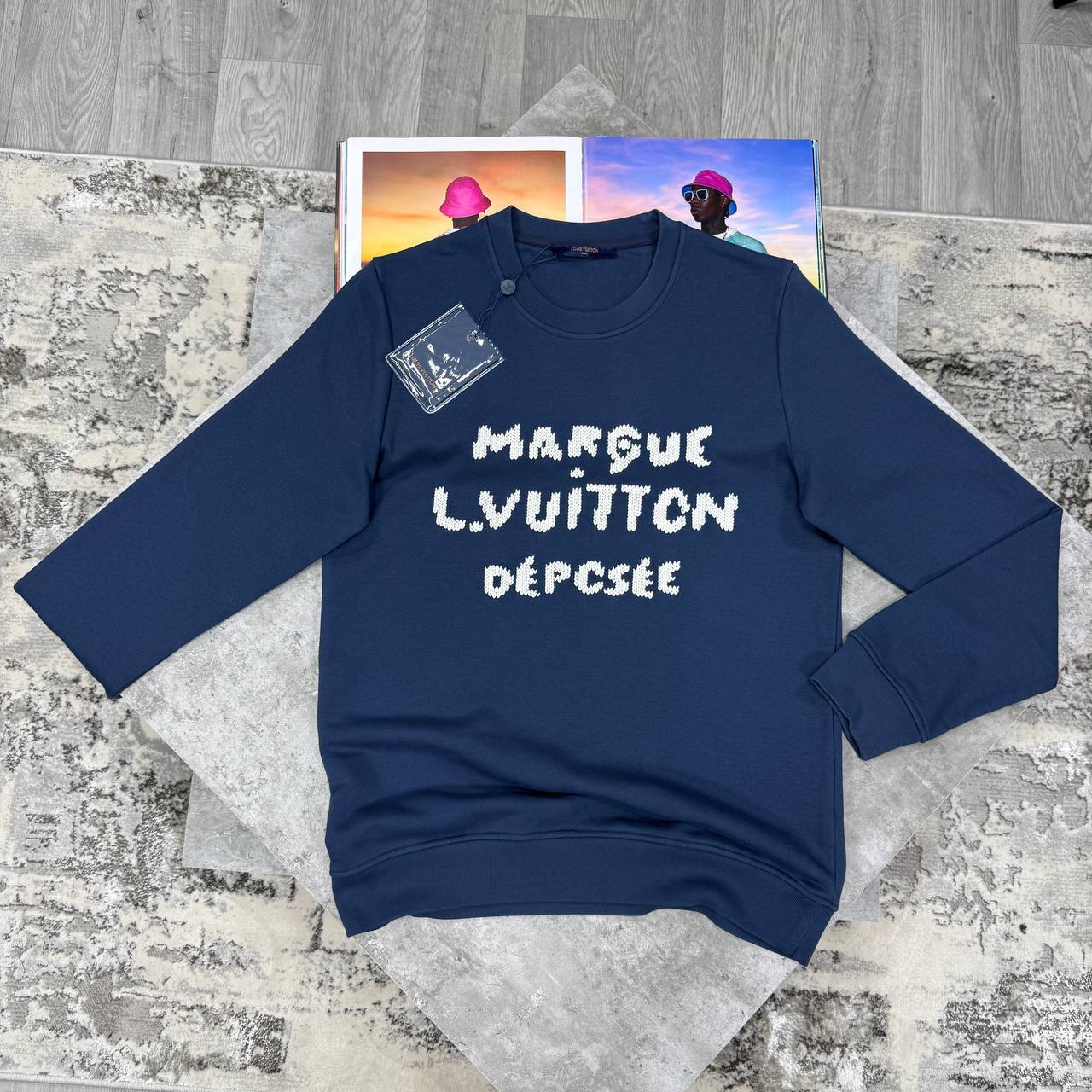 Louis Vuitton Embroidered Signature Jumper