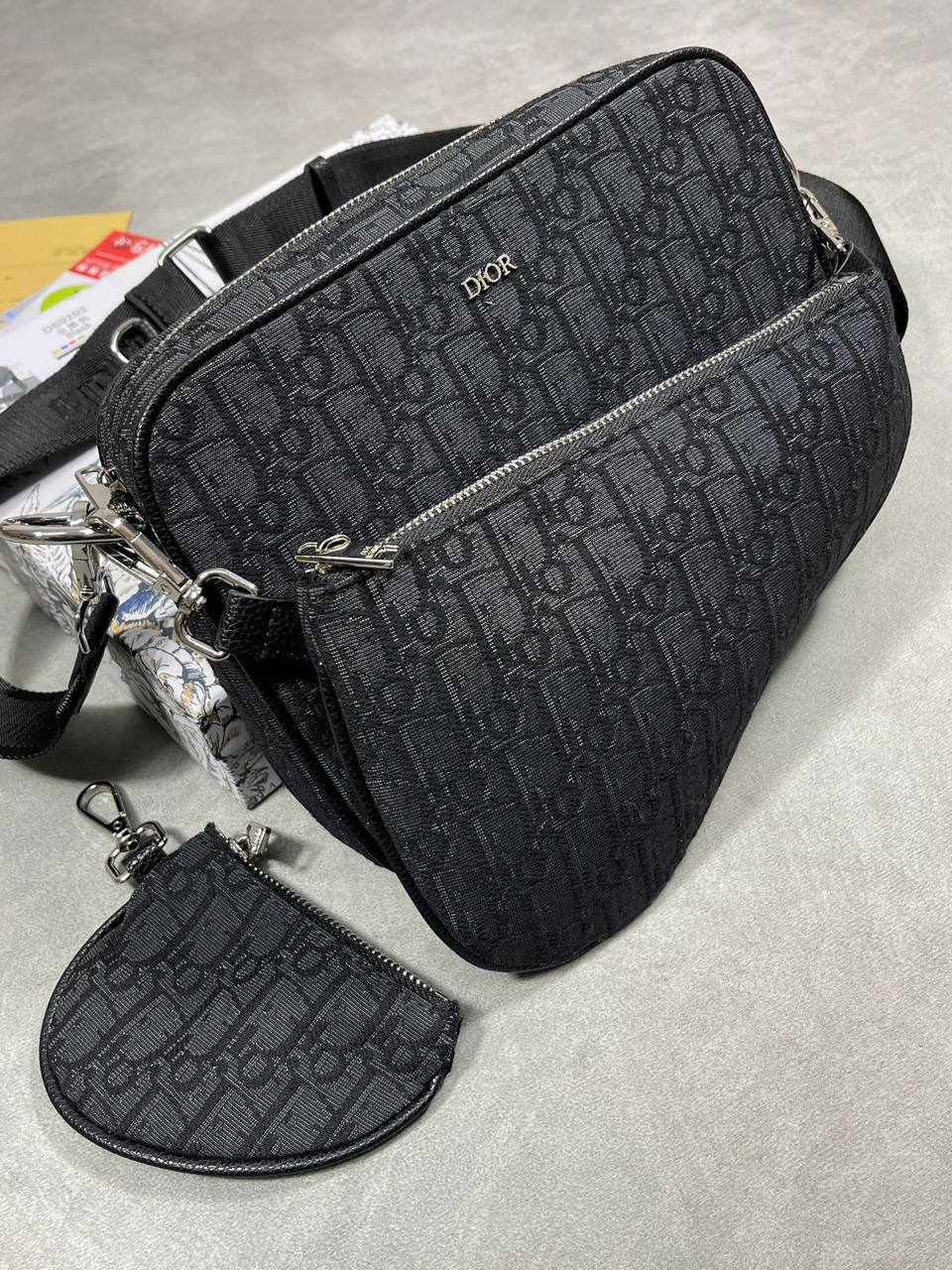 Dior Saddle Triple Pouch