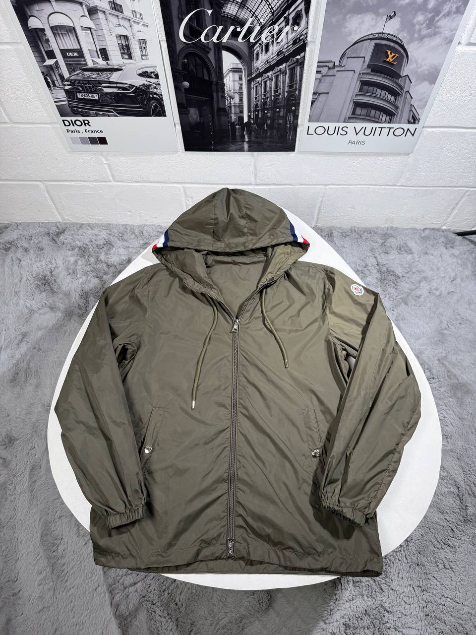 Moncler Grimpeurs Windbreaker Hooded Jacket
