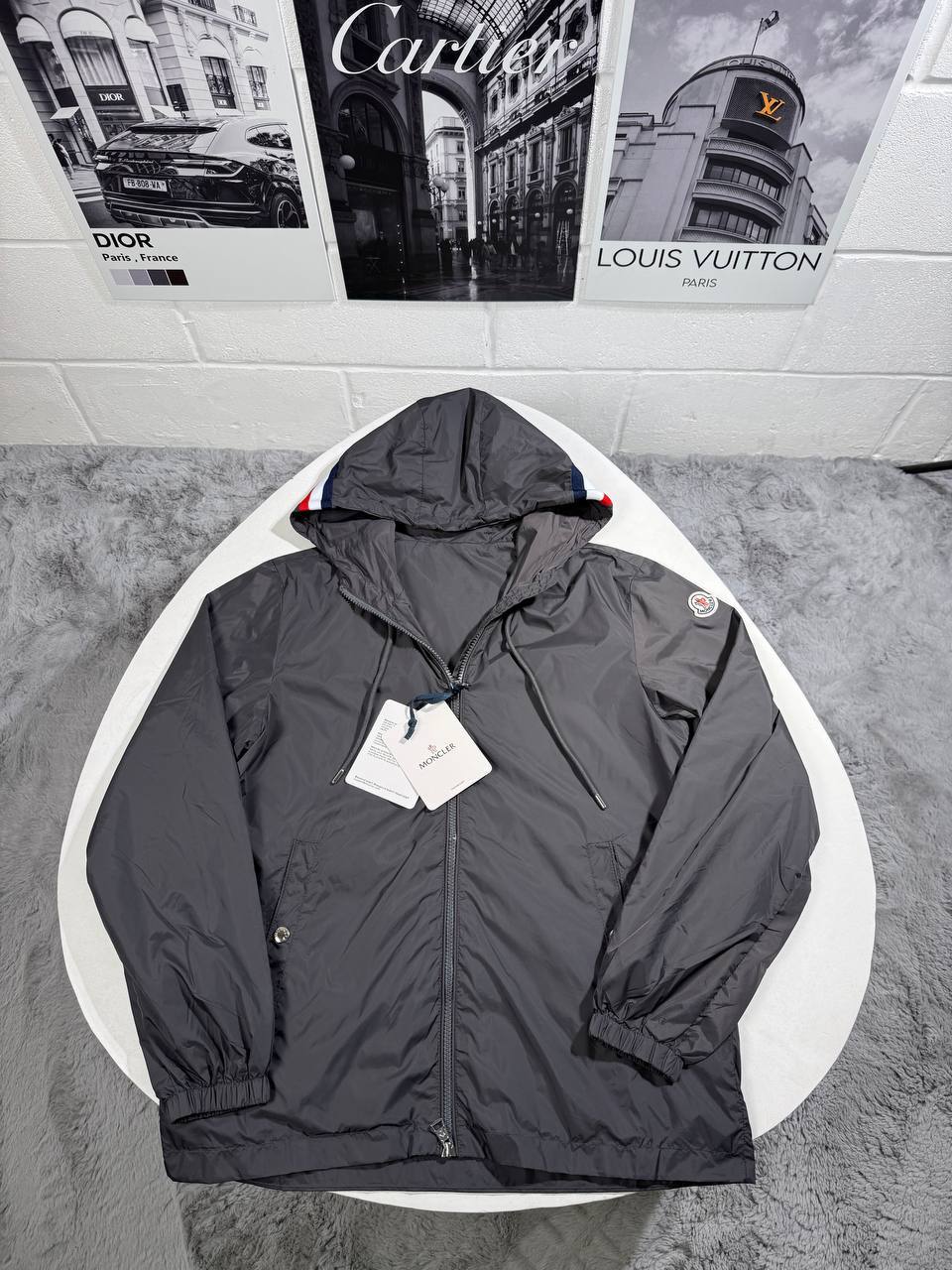 Moncler Grimpeurs Windbreaker Hooded Jacket