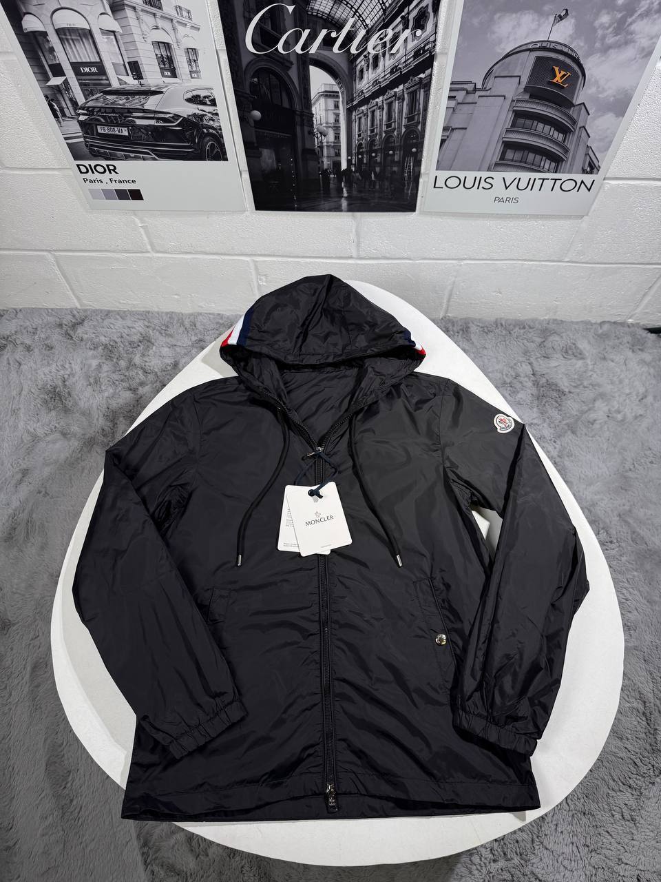 Moncler Grimpeurs Windbreaker Hooded Jacket