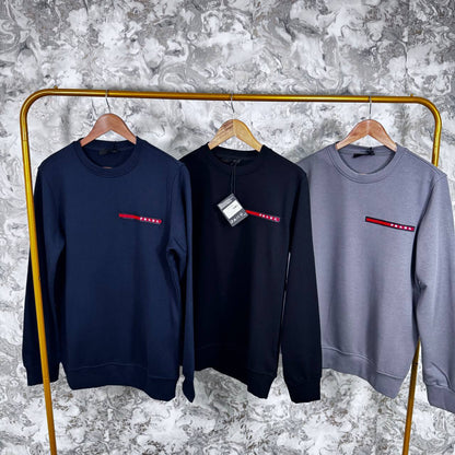 Prada Stretch-Woven Recycled Polyester Jumper |  Heat-Sealed Brand patch at the Chest