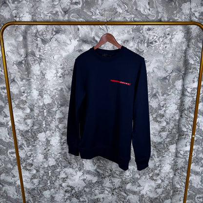 Prada Stretch-Woven Recycled Polyester Jumper |  Heat-Sealed Brand patch at the Chest