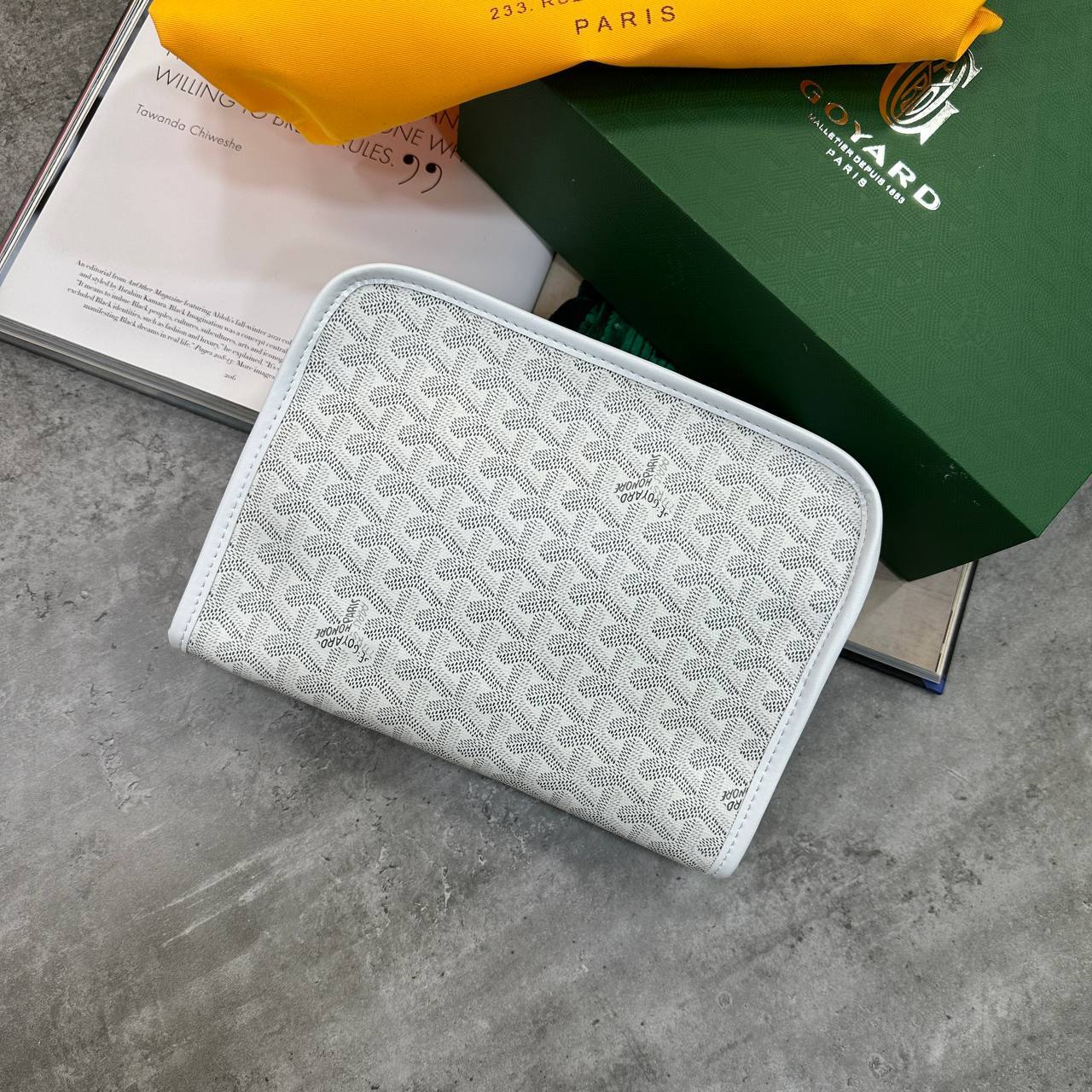 Goyard Jouvence MM Toiletry Bag with Goyardine Canvas