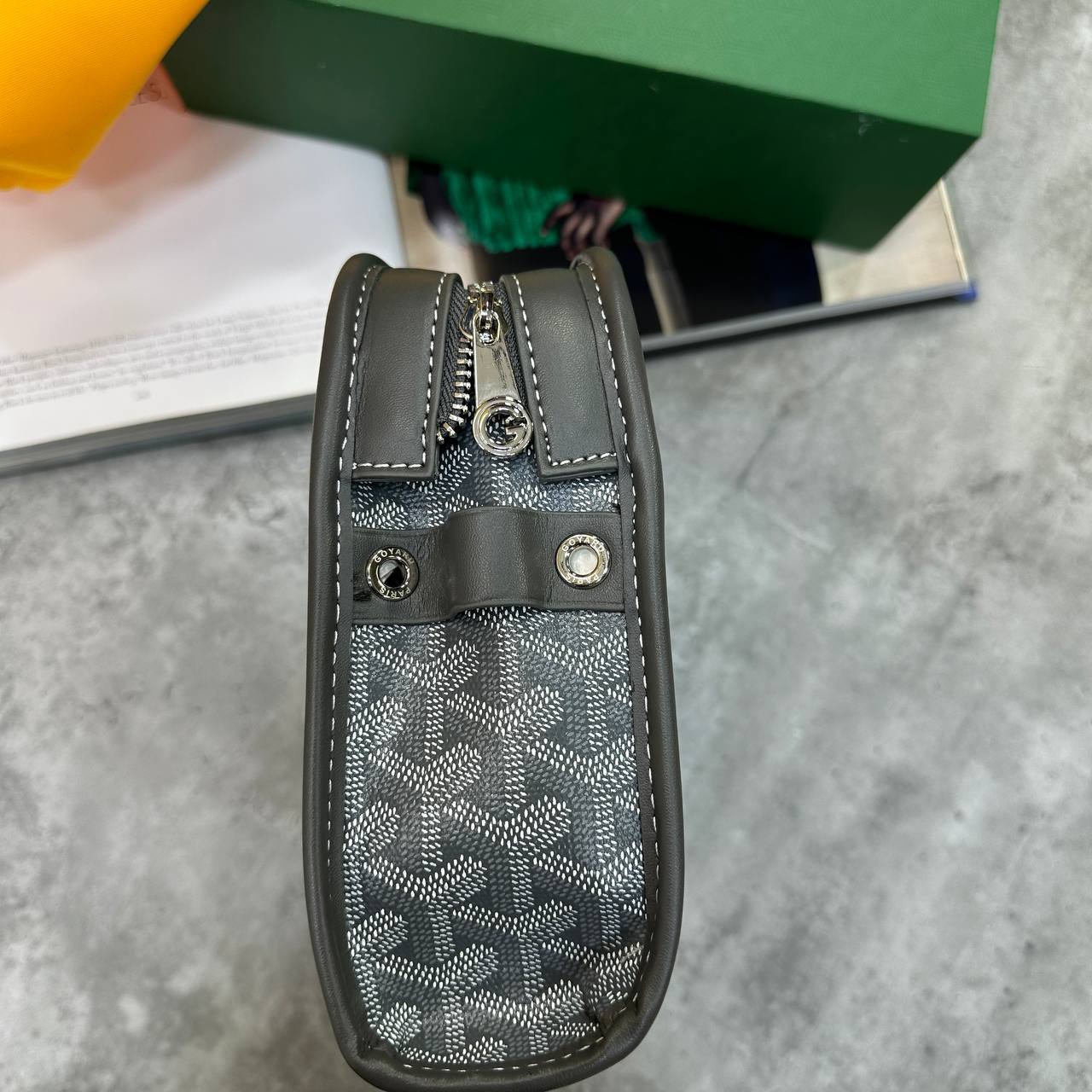 Goyard Jouvence MM Toiletry Bag with Goyardine Canvas