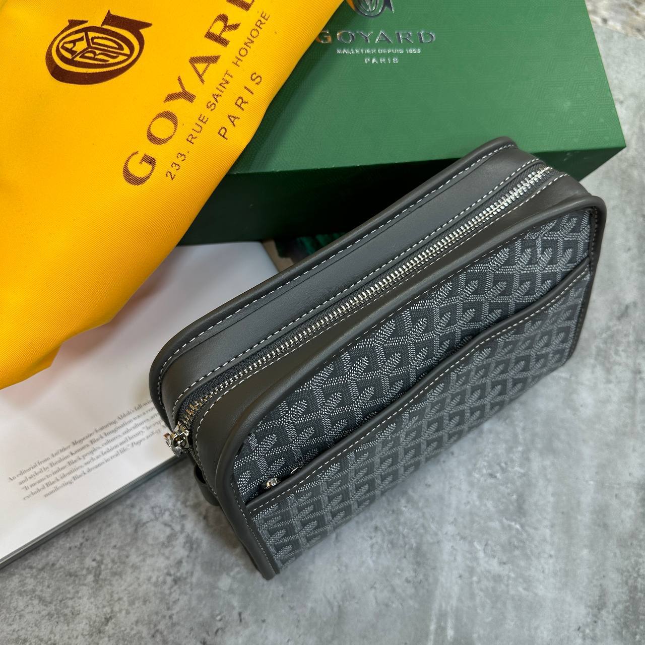 Goyard Jouvence MM Toiletry Bag with Goyardine Canvas
