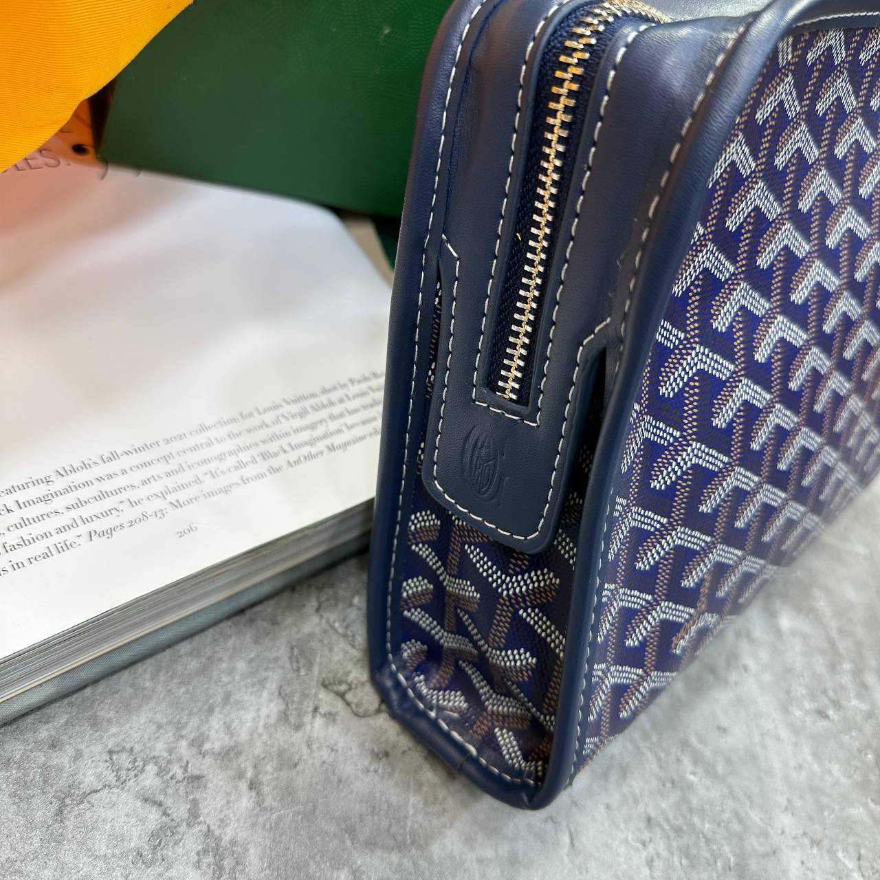 Goyard Jouvence MM Toiletry Bag with Goyardine Canvas