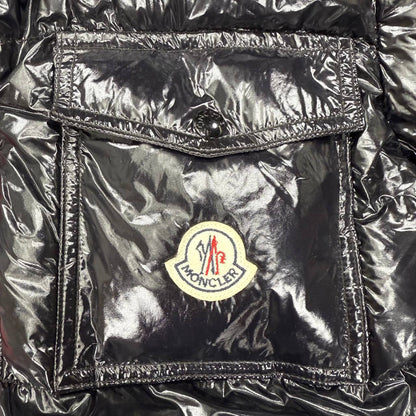 Moncler Black Montbeliard Hooded Short Down Puffer Jacket