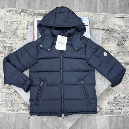 Moncler Montgenevre Hooded Wool Flannel Short Down AAA Jacket