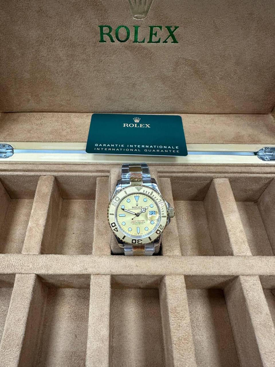 Rolex Yacht-Master 35 Watch with Stainless Steel