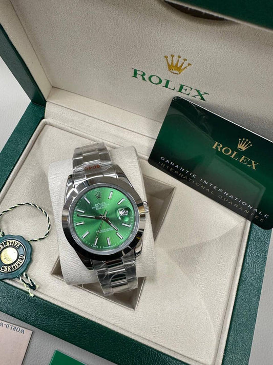 Rolex Datejust 41 Wristwatch The watch Features a Stainless Steel Oyster Case with Box & Paperwork