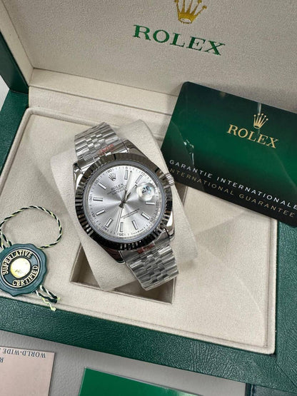 Rolex Datejust 41 Wristwatch The watch Features a Stainless Steel Oyster Case with Box & Paperwork