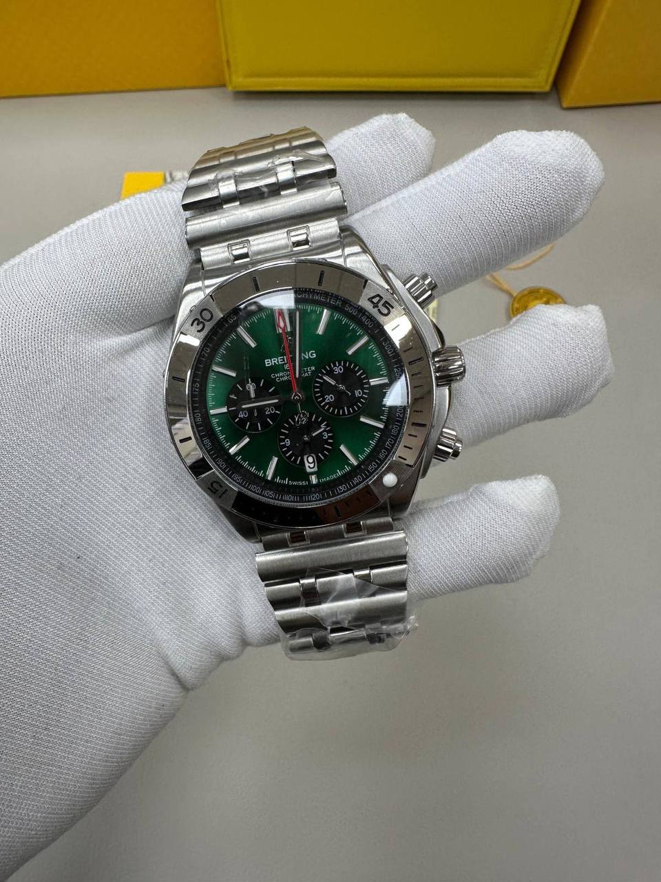 Breitling Chronomat Automatic Chronograph Watch with a Stainless Steel Bracelet