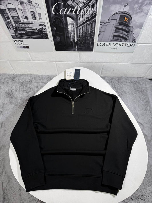 Dior CD Icon Half-Zipper Sweatshirt