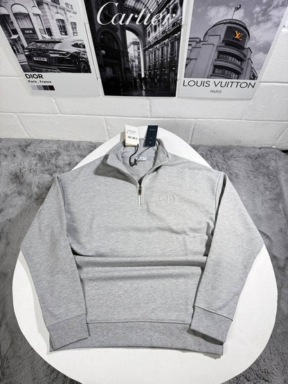 Dior CD Icon Half-Zipper Sweatshirt