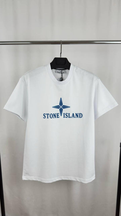 Stone Island Logo-Print Cotton T-Shirt